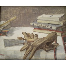 Stelian PANTU (1914-1975) - Natura statica cu manusi